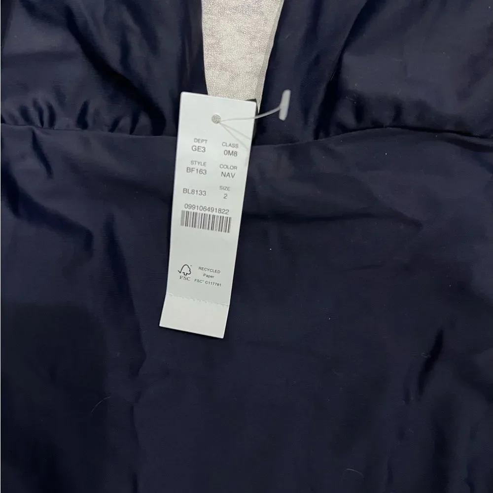 J. Crew Navy One Piece Swimsuit